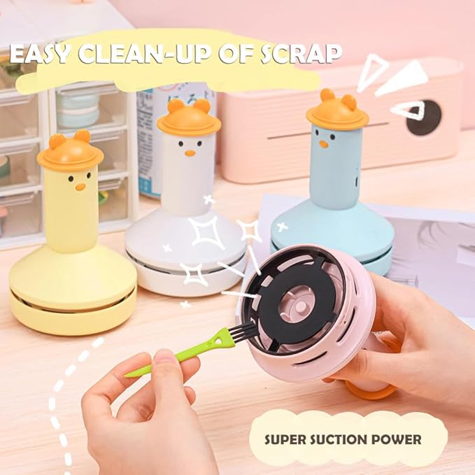 Handheld Desk Vacuum – Easy Crumb and Dust Cleaner for Workspaces