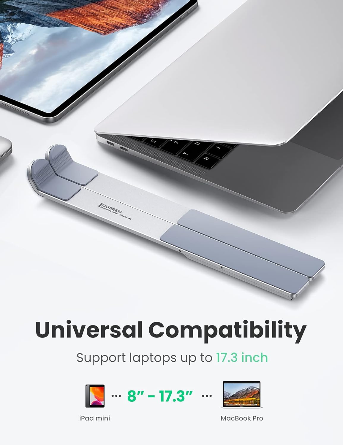 Compact Pro Aluminum Workstation Stand – Adjustable & Portable
